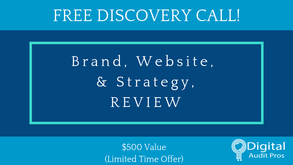 Free Brand, Website, Strategy Review | Digital Audit Pros | WordPress |